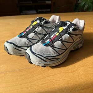 Salomon XT-6 GTX in silver cloud/black WILLING TO TRADE FOR SIZE